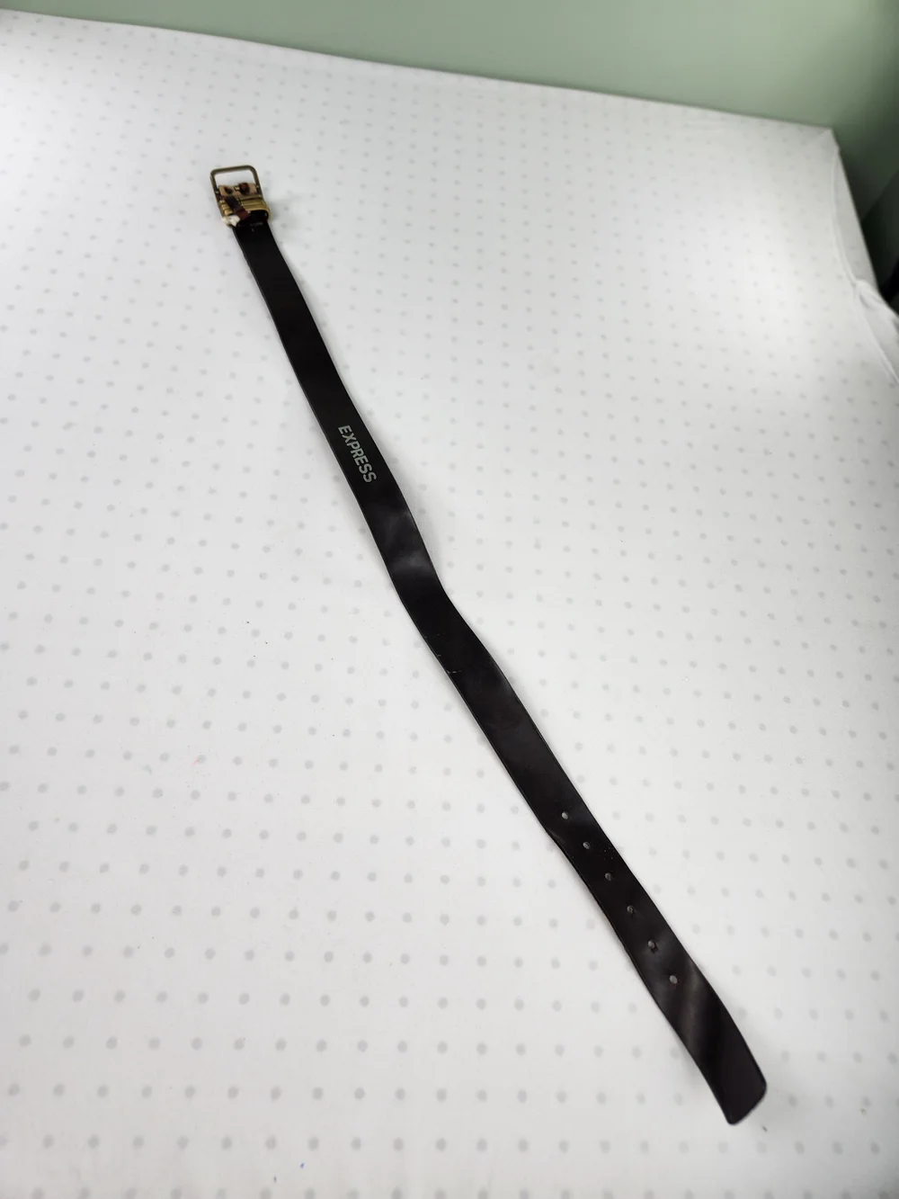 Express Leopard Print Genuine Leather Belt Womens Small Vgt